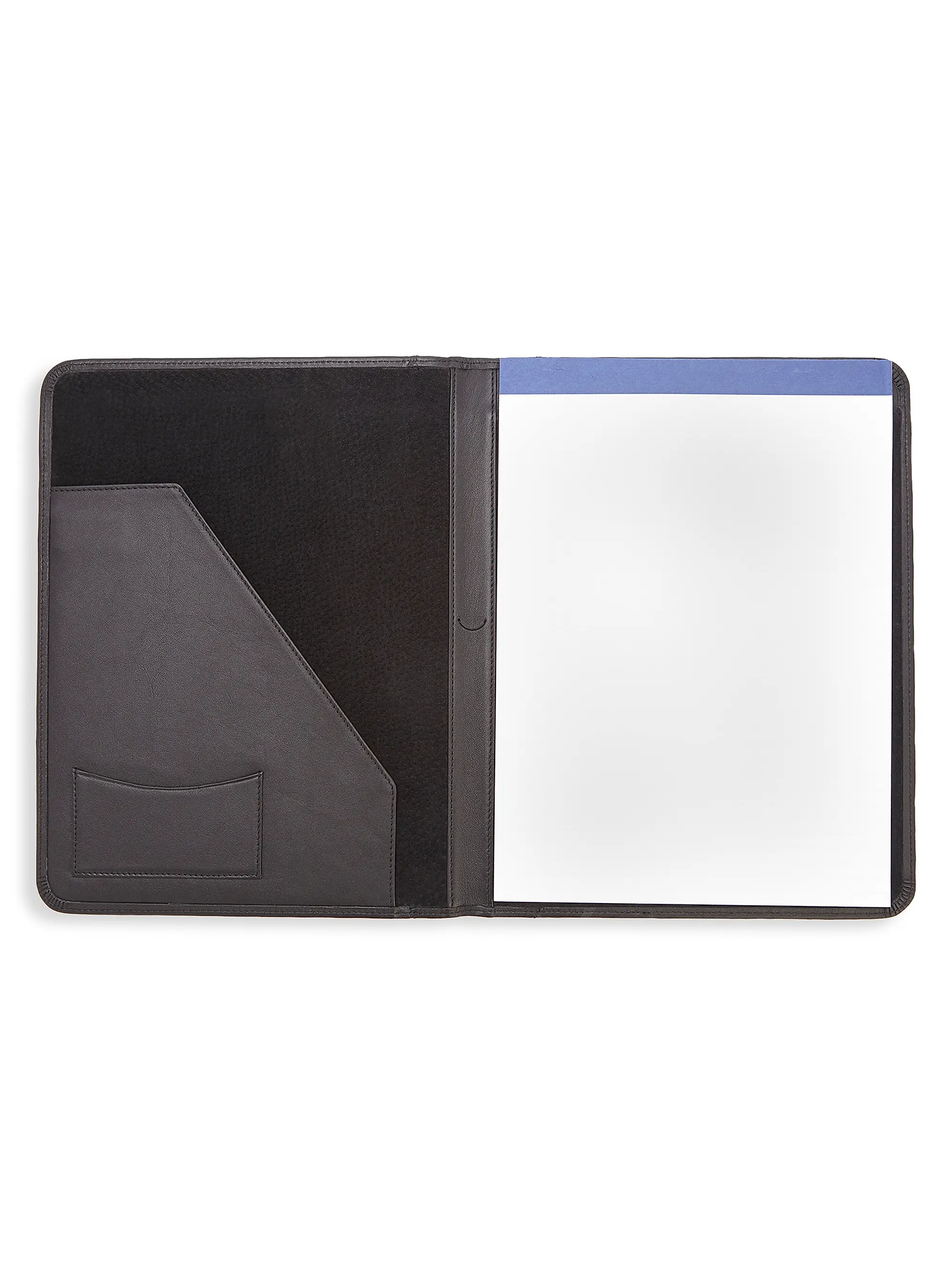 Suede Lining Handcrafted Full Grain Leather Office Document Portfolio