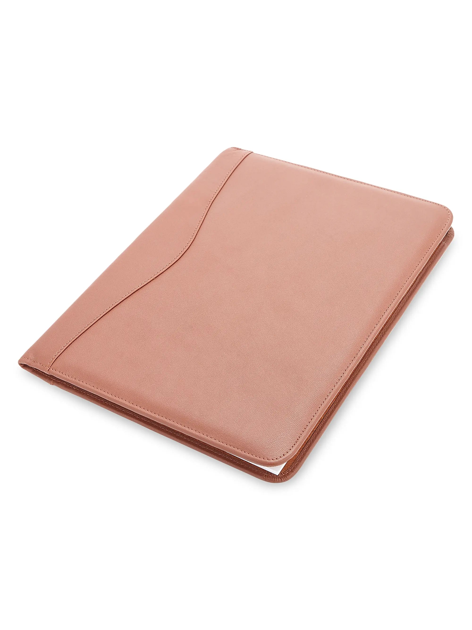 Suede Lining Handcrafted Full Grain Leather Office Document Portfolio