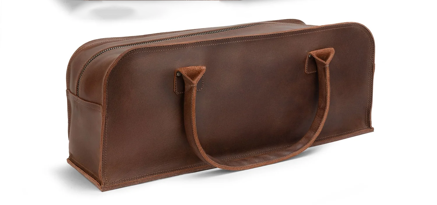 Vintage Textured Leather Multi-Scenario Professional Utility Tool Bag