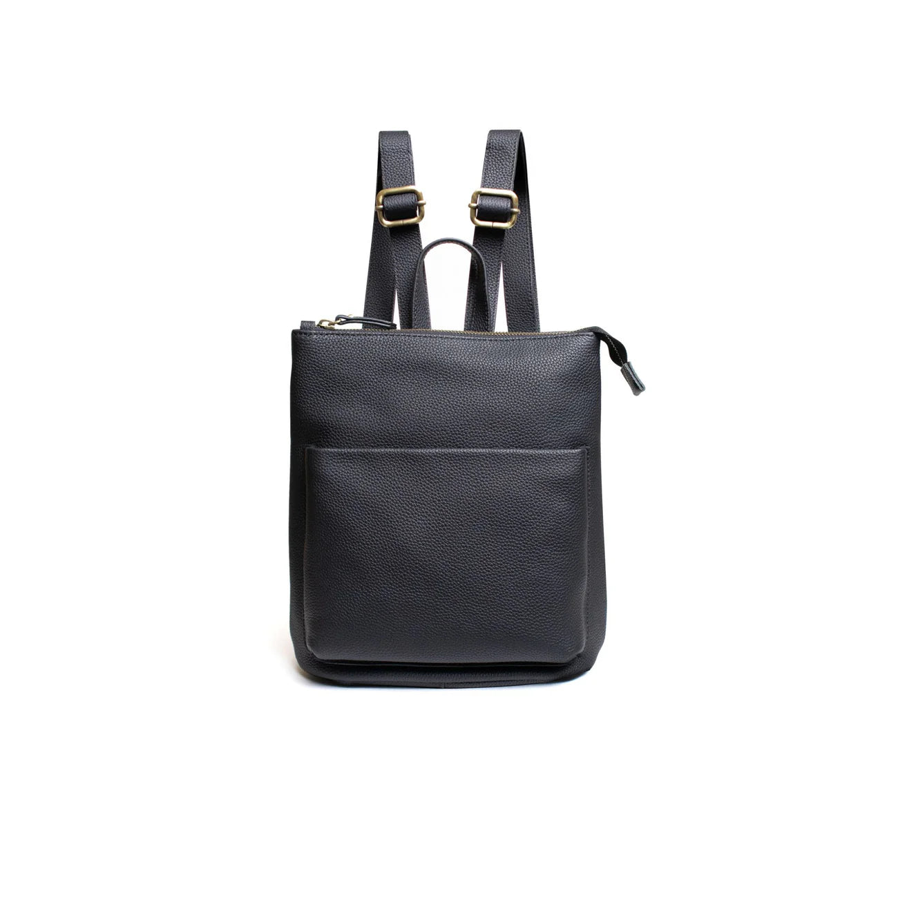 Triple Compartment Full-Grain Leather Multi-Scenario Hybrid Backpack