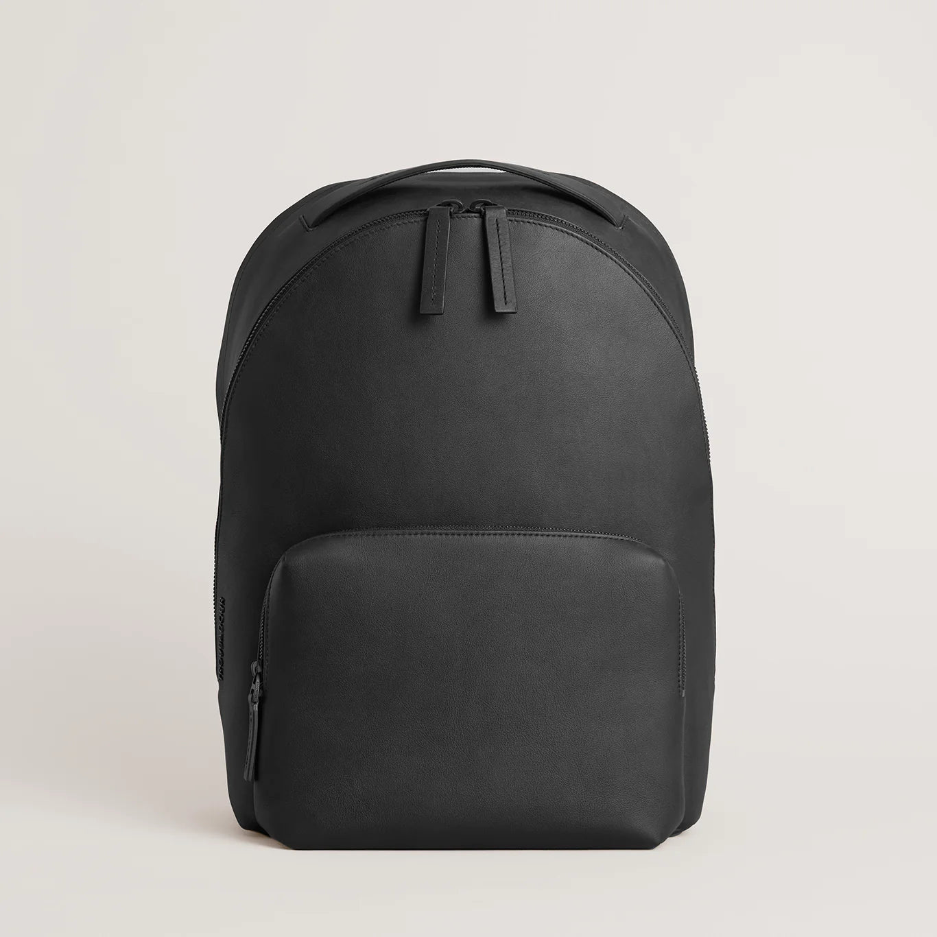 Ergonomic Cushioned Tech Storage Sustainable Leather Hybrid Backpack