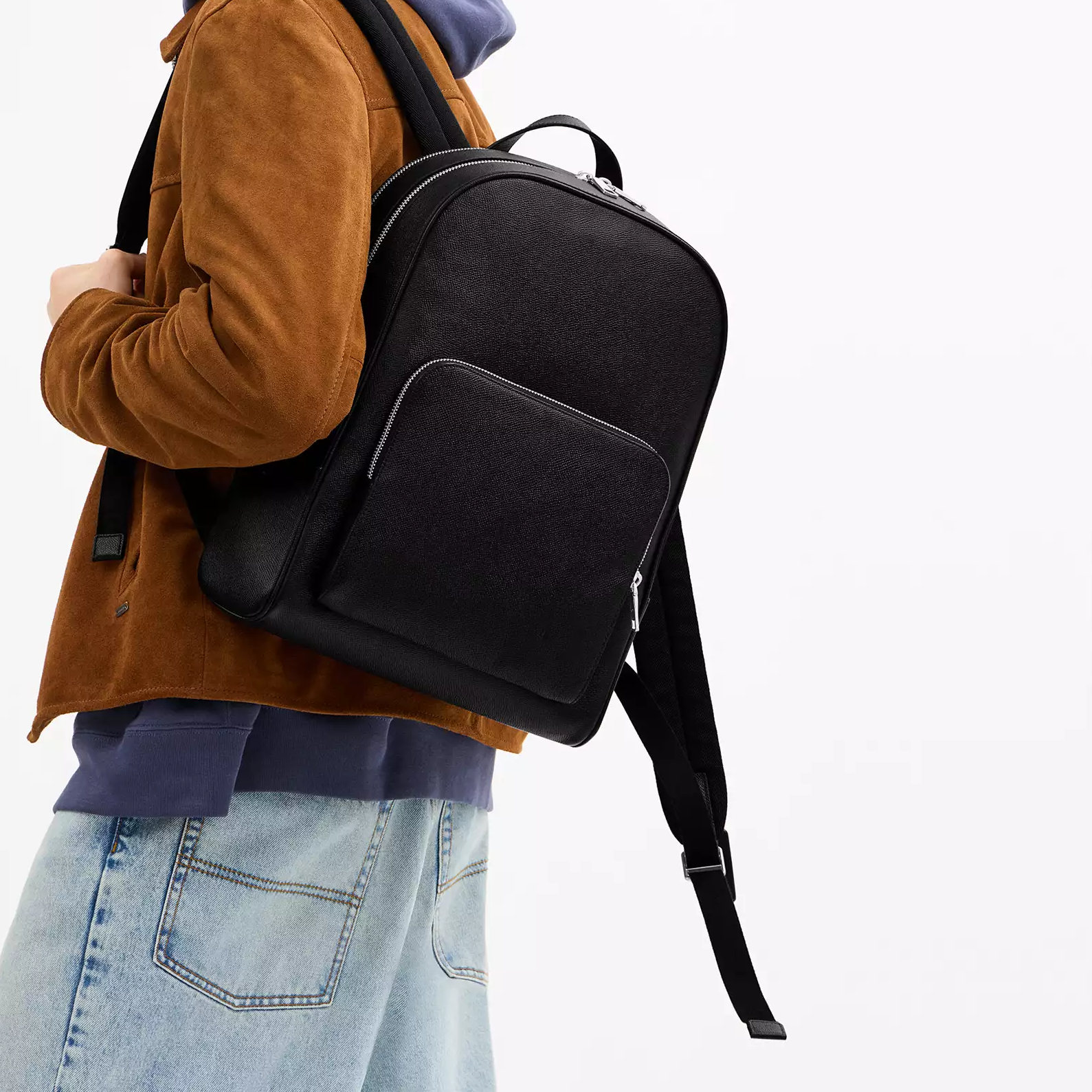 Multi-Compartment Luggage Sleeve Daily Commute Hybrid Backpack