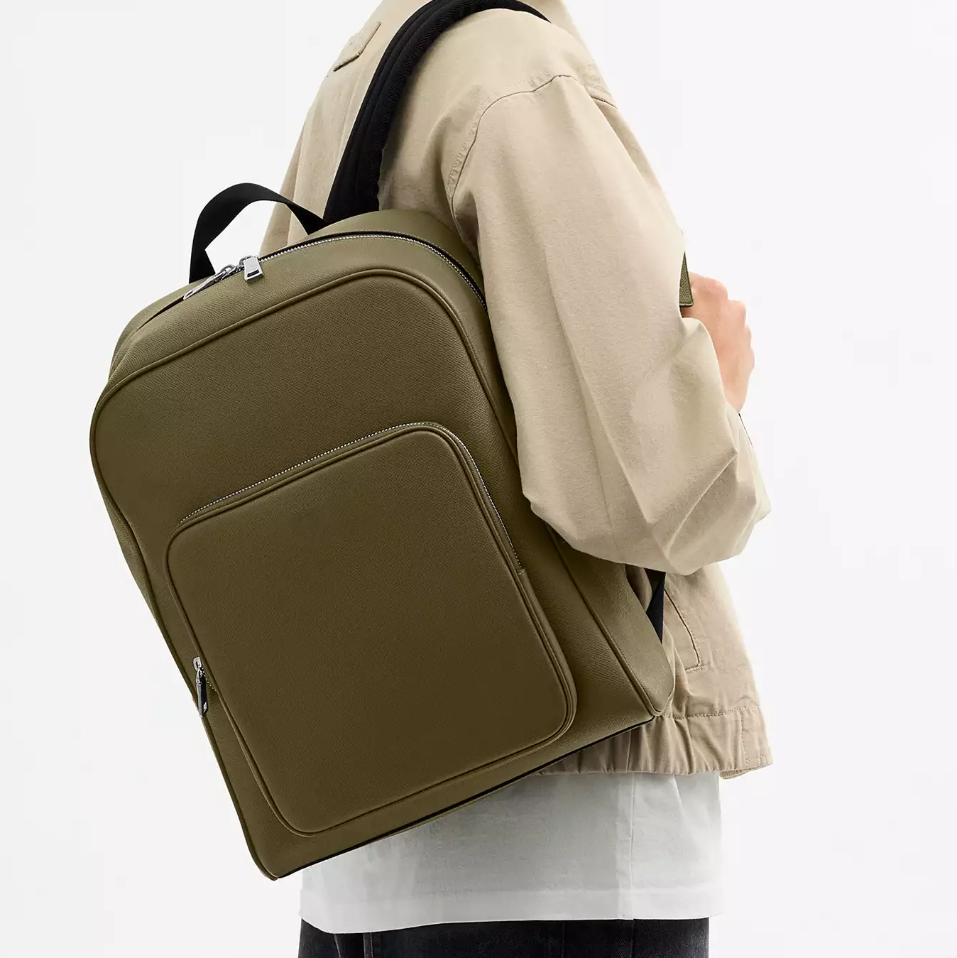 Front Pocket Luggage Pass-Through Daily Office Hybrid Backpack